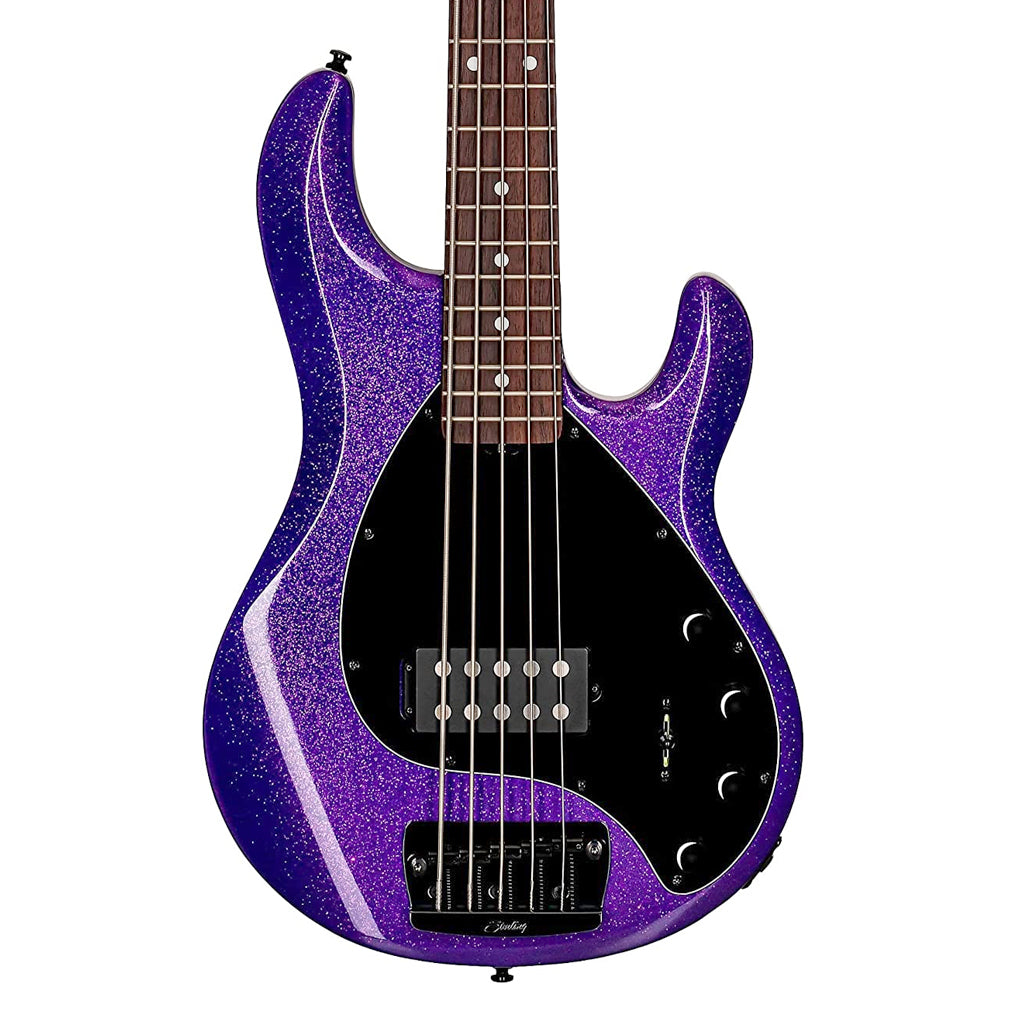 Sterling Ray 35 Purple Sparkle Rosewood Fretboard
