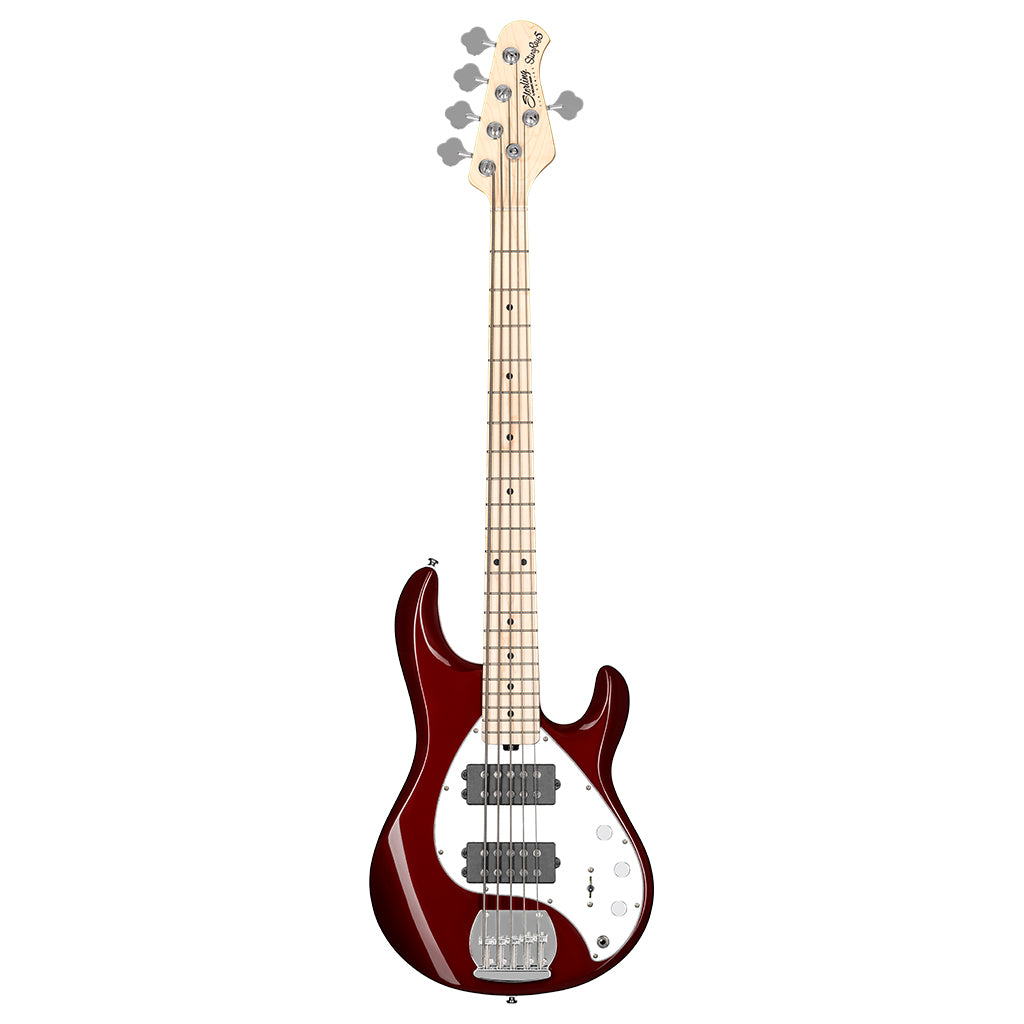 Sterling RAY5HH-CAR-M1 - Candy Apple Red HH-Sky Music