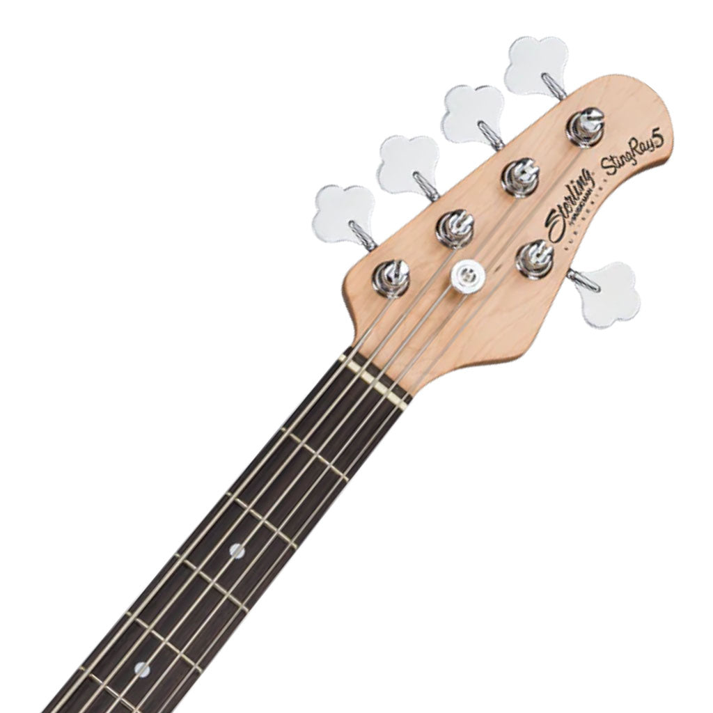 Sterling Ray 5 HH Ruby Red Burst Rosewood Fretboard