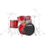 Yamaha RDP0F5 Rydeen Shell Pack Hot Red