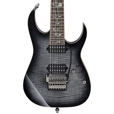 Ibanez - RG8527 J-Custom 7-String Electric Guitar with Case - Black Ru