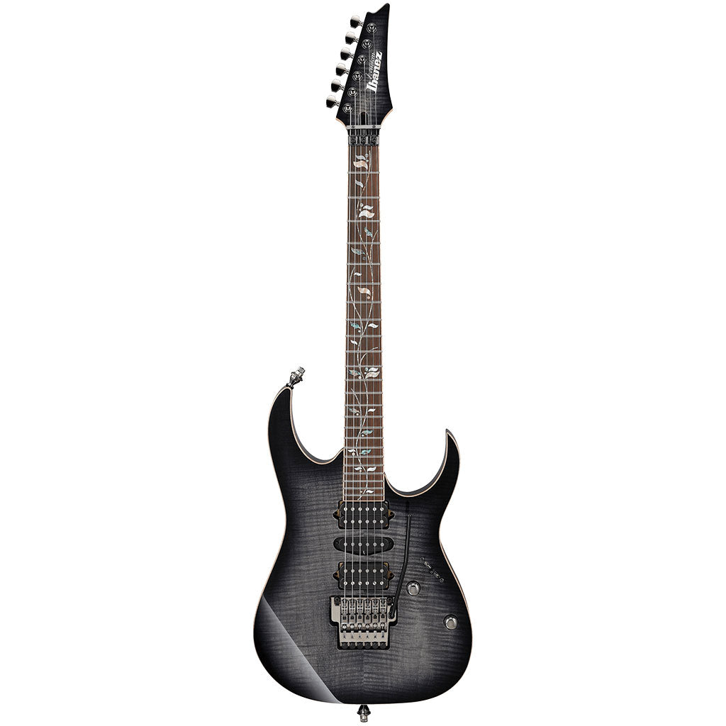 Ibanez - RG8570 J-Custom Electric Guitar with Case - Black Rutile