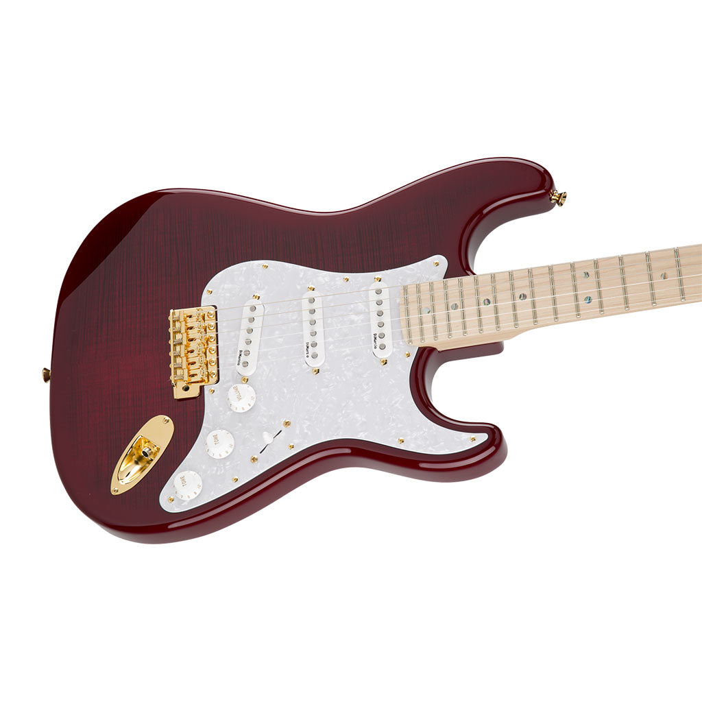 Fender - Richie Kotzen Stratocaster®, Maple Fingerboard, Transparent Red Burst