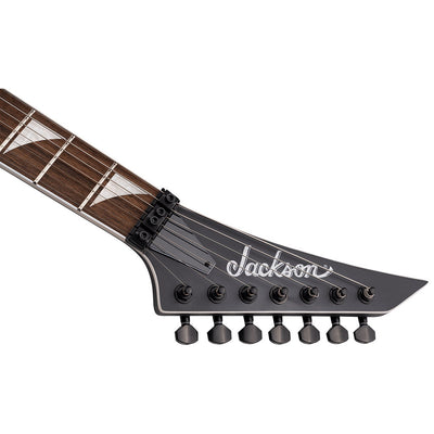 Jackson -  X Series Rhoads RRX24-MG7, Laurel Fingerboard, Satin Black with Primer Gray Bevels