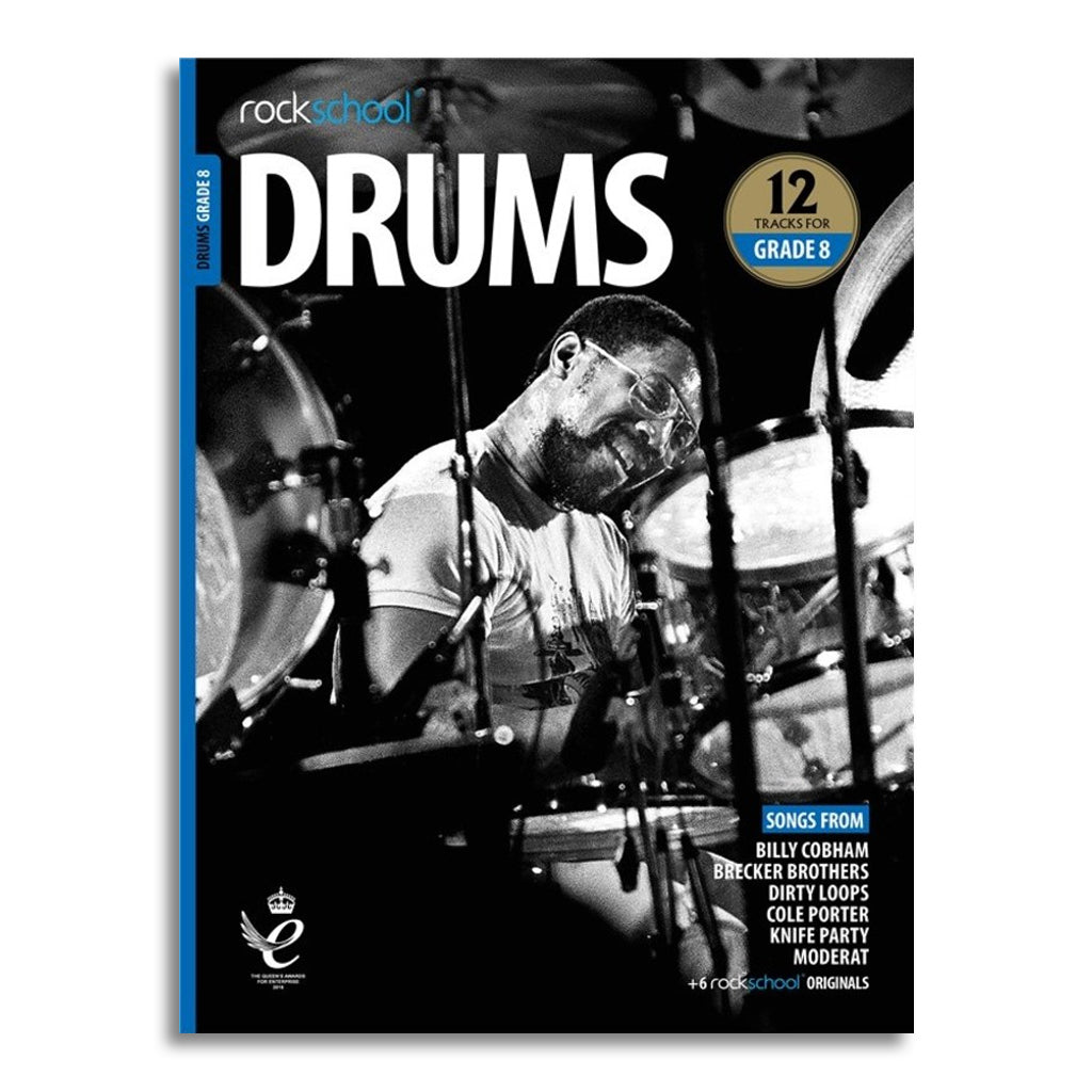 Rockschool Drums Grade 8 2018 2024 BK OLA