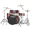 Yamaha Rydeen Euro Drum Kit Pack with Hardware Pack & Paiste 101 Cymbals - Burgundy Glitter-Sky Music