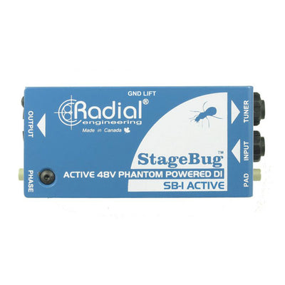 Radial SB-1 - Compact Active DI for Acoustic Guitar, Pad, 48V Phantom Powered
