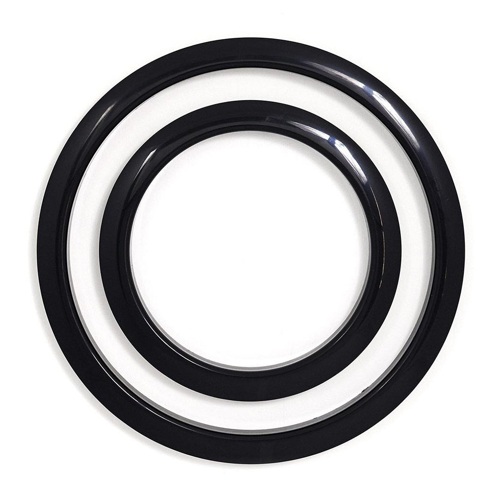 Gibraltar Port Hole Protector Ring 4-inch Black Finish-Sky Music