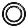 Gibraltar Port Hole Protector Ring 4-inch Black Finish-Sky Music