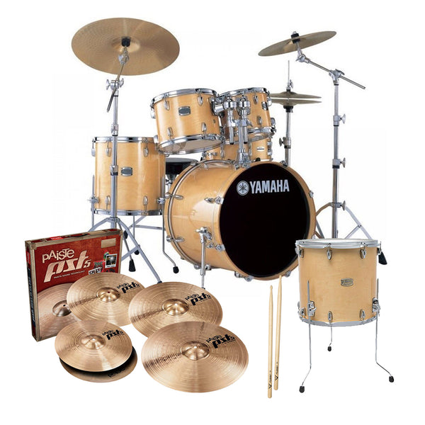 Stage Custom Birch Standard 22 Natural Wood + accessoires