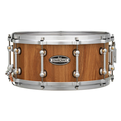 Pearl - 14"x6.5" StaveCraft Makha with Thai Oak DadoLoc - Snare Drum