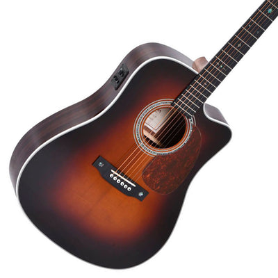 Sigma DTC 1E SB Acoustic Guitar w Solid Spruce Top Cutaway & Pickup Sunburst