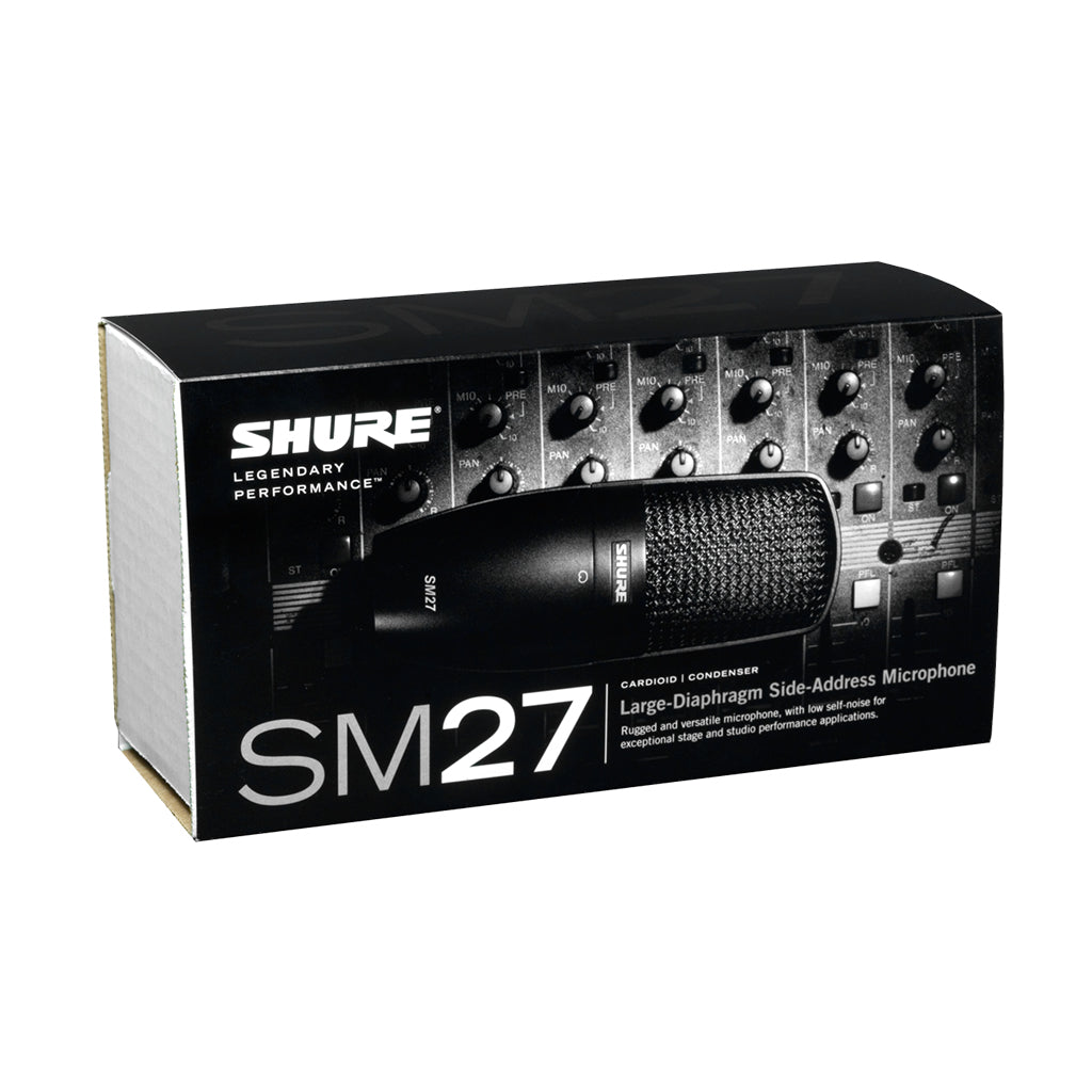 Shure SM27 - Professional Large Diaphragm Condenser Microphone-Sky Music