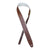 Colonial Leather 2.5 Padded Upholstery Leather Guitar Strap Brown & White