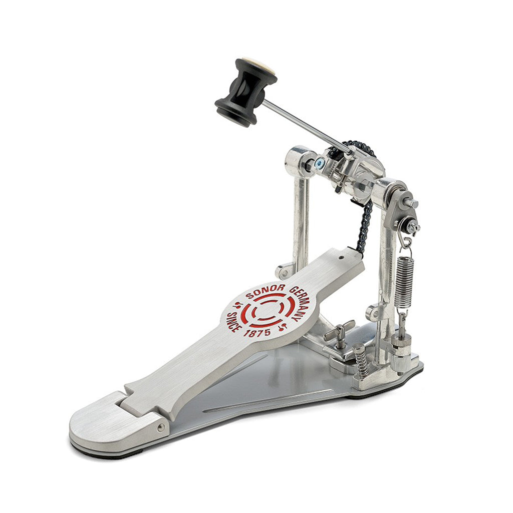 Sonor - 2000 Series Single Pedal - Silver Lacquer Coating