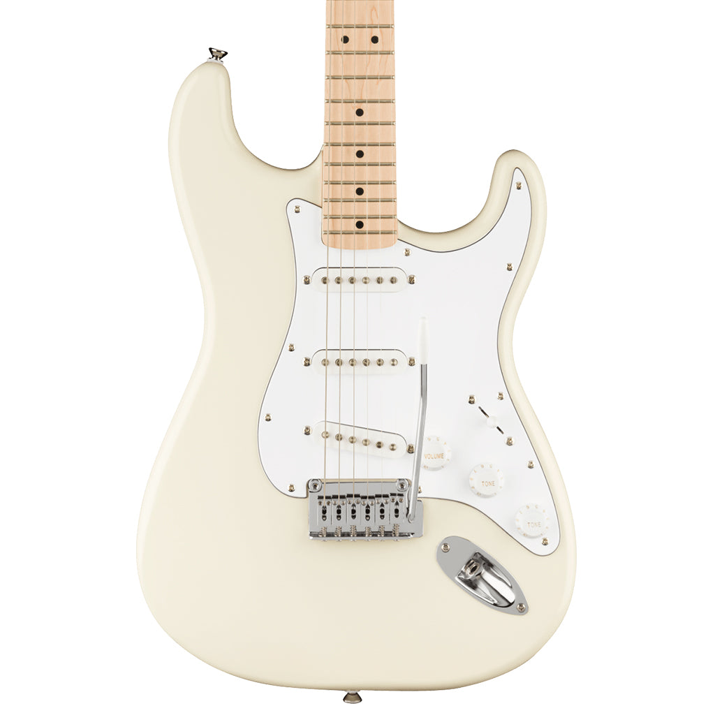 Squier Affinity Series Stratocaster Maple Fingerboard White Pickguard Olympic White