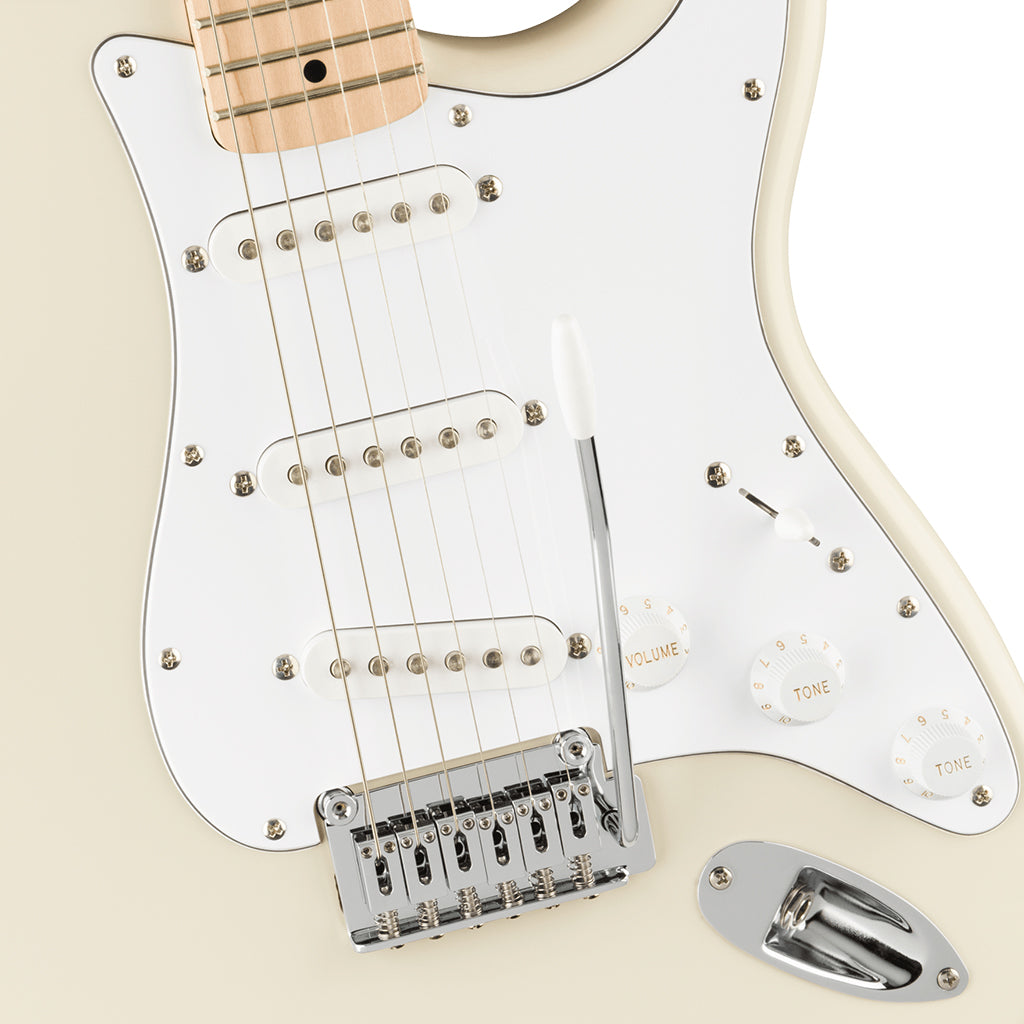 Squier Affinity Series Stratocaster Maple Fingerboard White Pickguard Olympic White