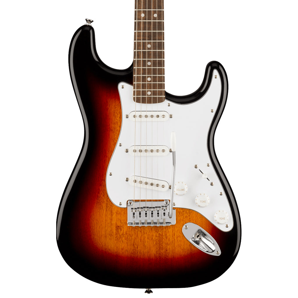 Squier Affinity Series Stratocaster Laurel Fingerboard White Pickguard 3 Color Sunburst