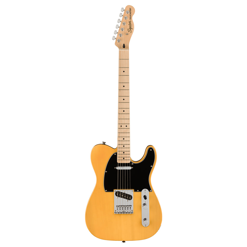 Squier  Affinity Series Telecaster Maple Fingerboard Black Pickguard Butterscotch Blonde