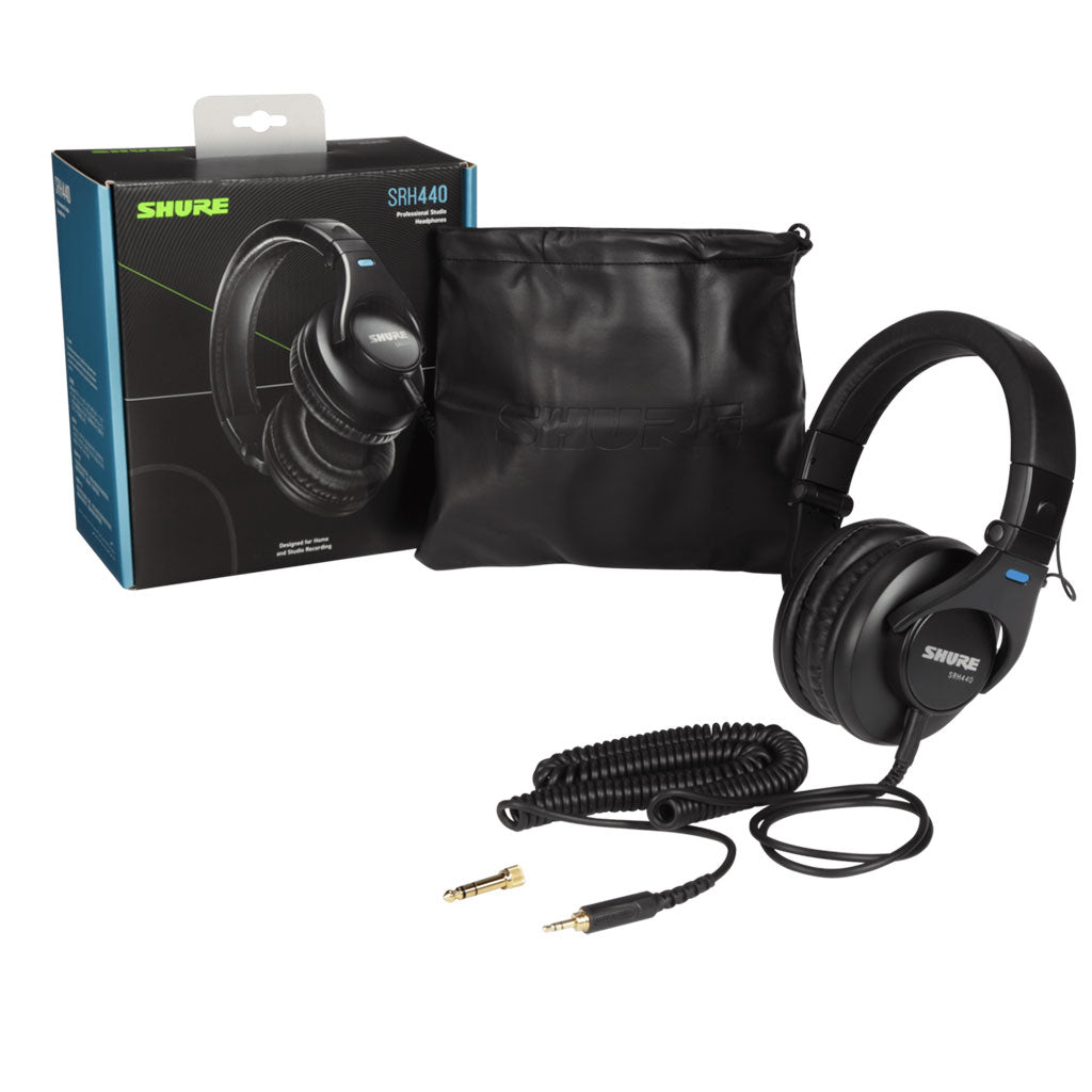 Shure SRH440 Professional Studio Headphones