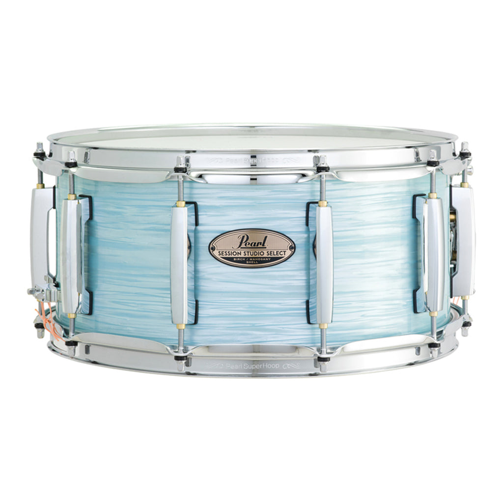 Pearl - 14"x6.5" Session Studio Select Snare Drum - Ice Blue Oyster