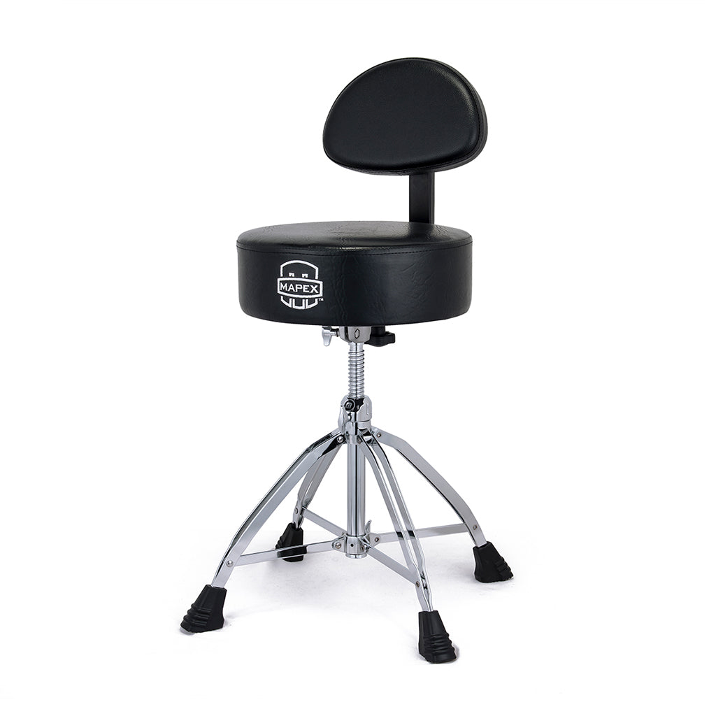 Mapex - Drum Throne Round Seat - with Back Rest