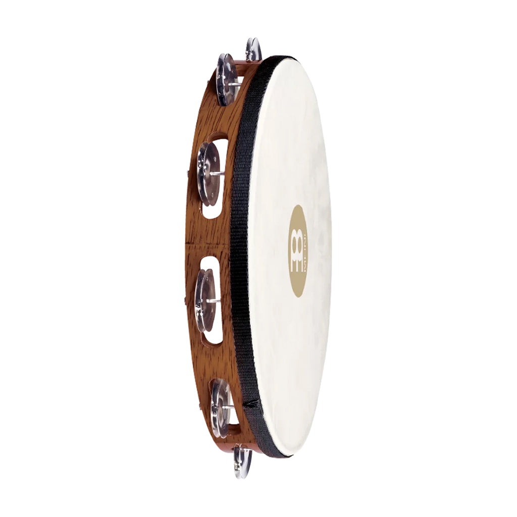 Meinl Tambourine - 1 Row Aluminium Jingles - African Brown-Sky Music