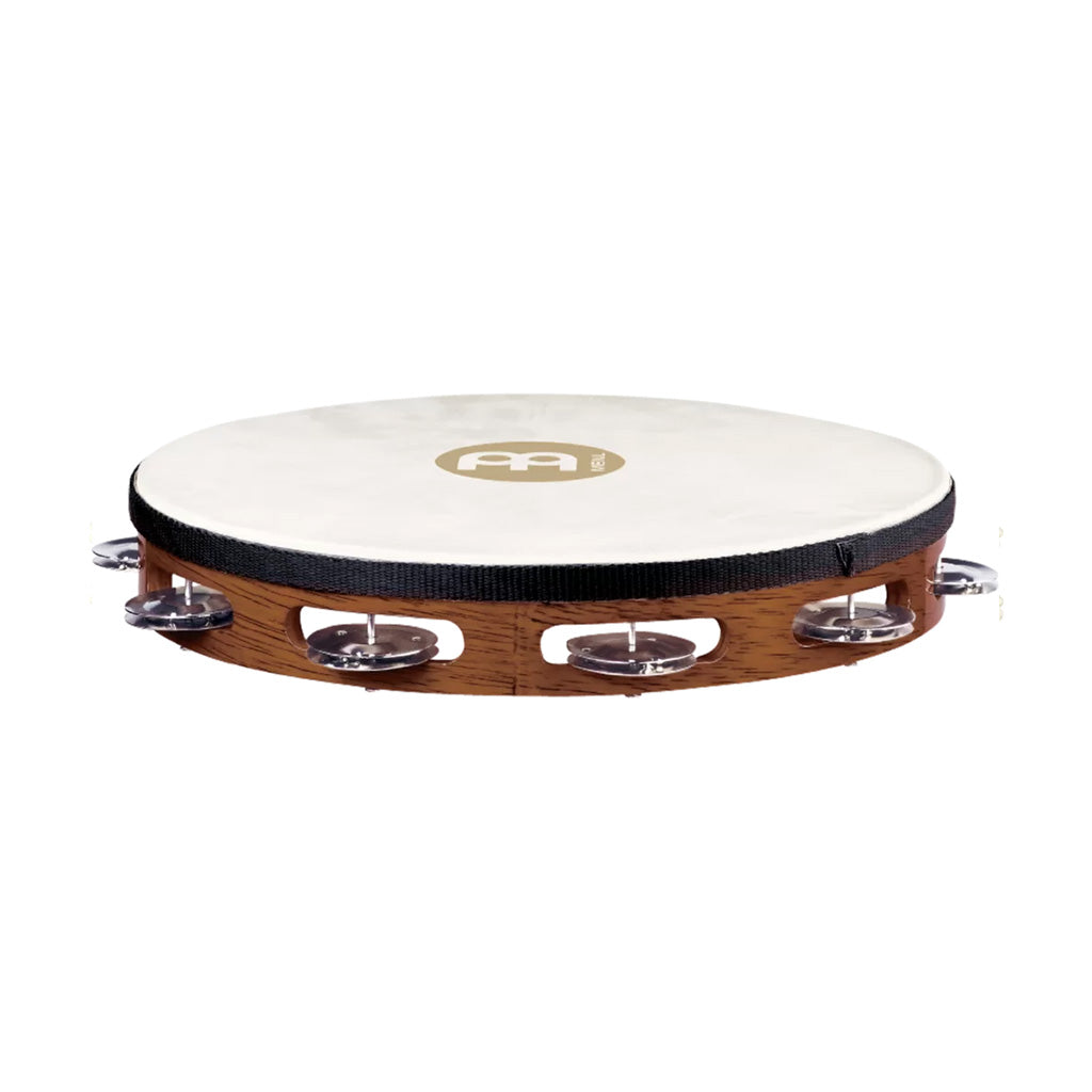 Meinl Tambourine - 1 Row Aluminium Jingles - African Brown-Sky Music
