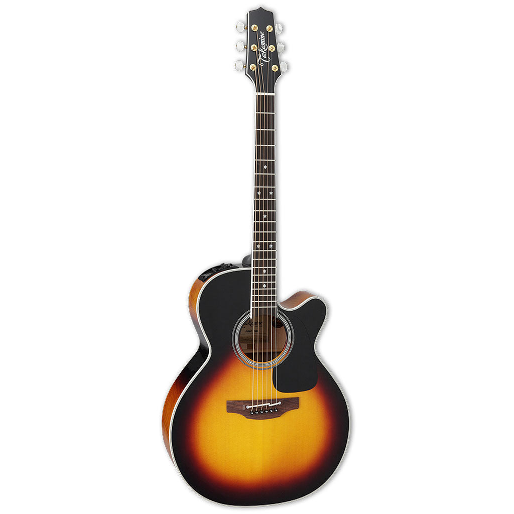 Takamine - Pro Series 6 NEX AC/EL Guitar with Cutaway - Brown Sunburst-Sky Music