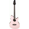 Ibanez TCY10E Acoustic Guitar Pastel Pink High Gloss