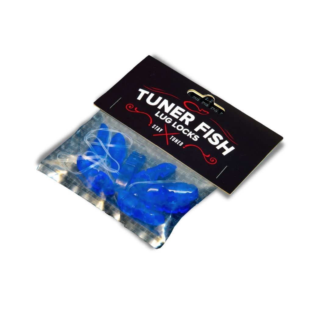 Tuner Fish - Lug Locks - Blue 8 Pack