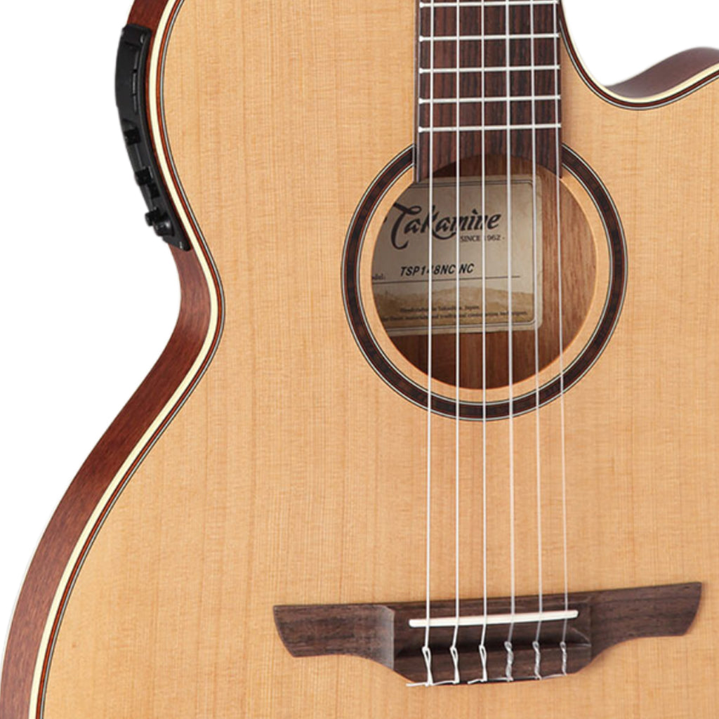 Takamine Thinline Nylon String with Cutaway Acoustic Guitar