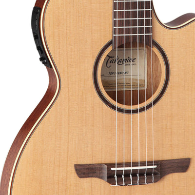 Takamine Thinline Nylon String with Cutaway Acoustic Guitar
