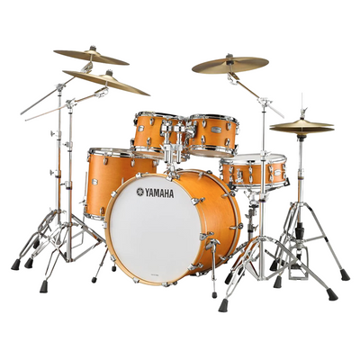 Yamaha Tour Custom Euro Drum Kit with Hardware Pack - Butterscotch Satin-Sky Music