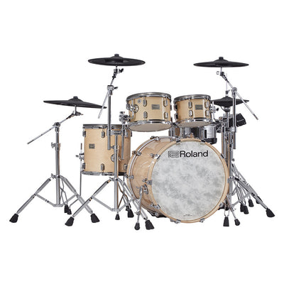 Roland - VAD706 V-Drums - Acoustic Design 5-Piece Electronic Drum Kit - Gloss Natural
