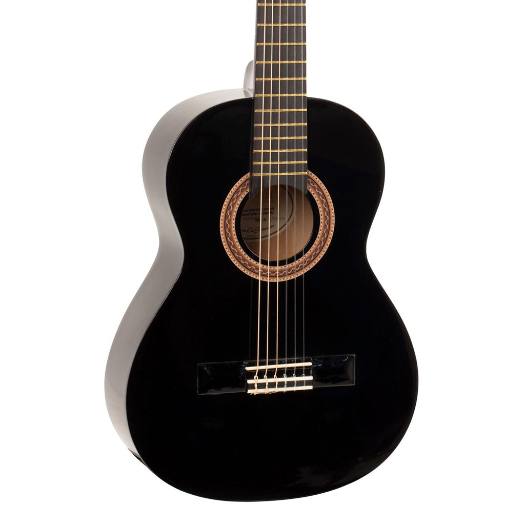Valencia - 1/2 Size Nylon String Acoustic Guitar - Black