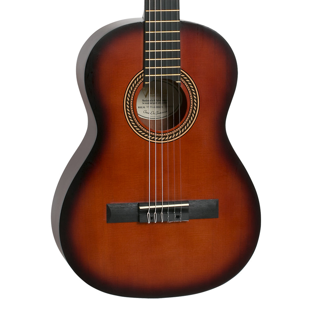 Valencia VC203 - 3/4 Classical Guitar - Classic Sunburst - Sky Music