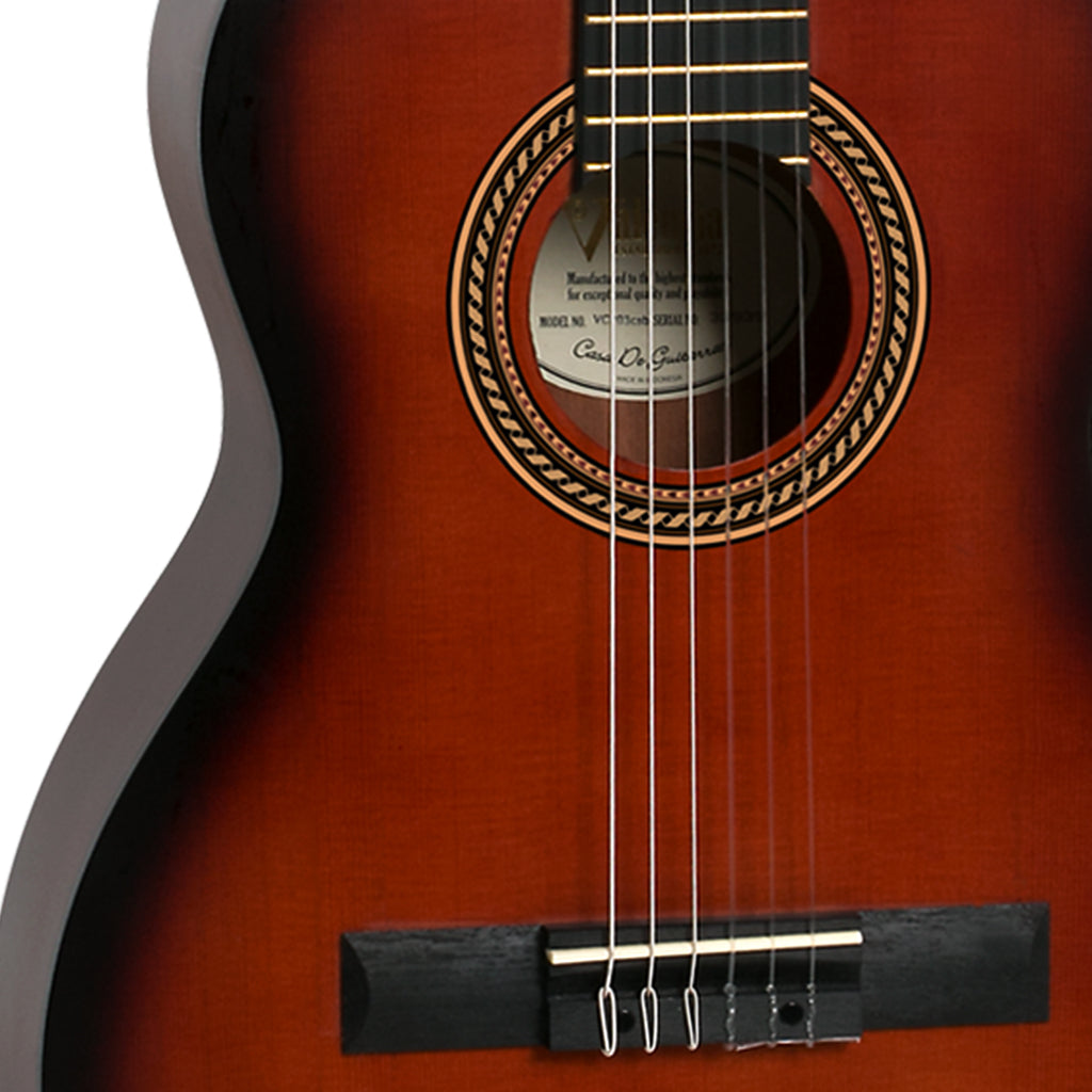 Valencia VC203H 3/4 Classical Guitar Classic Sunburst