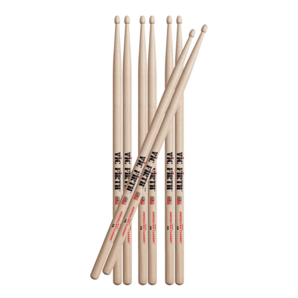 Vic Firth - Buy 3 Get 1 Free Pack - 5A Wood-Sky Music