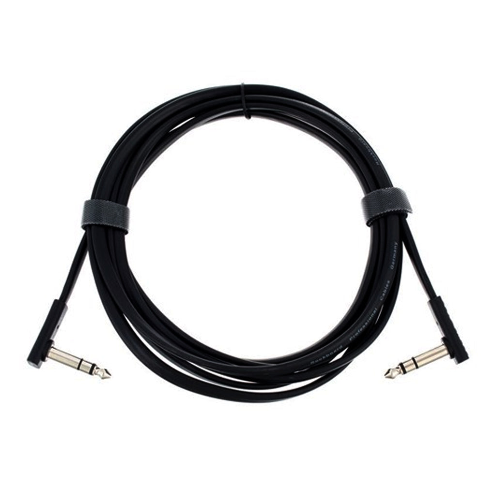 RockBoard Flat TRS Cable 300cm Black