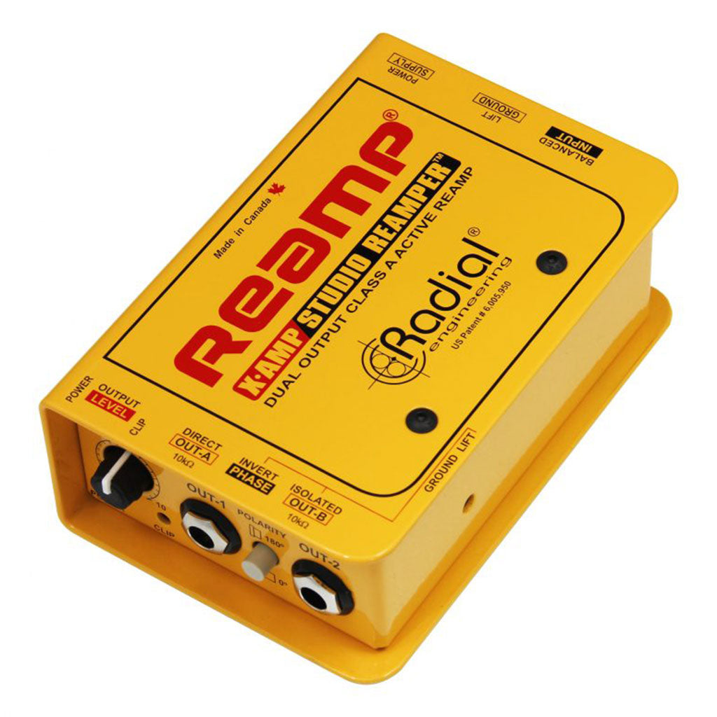 Radial X-AMP - Active Class-A Re-amping Device, Dual Output. PSU Included