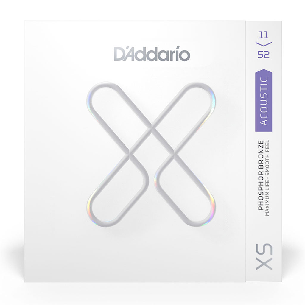 D&#39;Addario - XS Phosphor Bronze - Acoustic Guitar Strings - 11-52