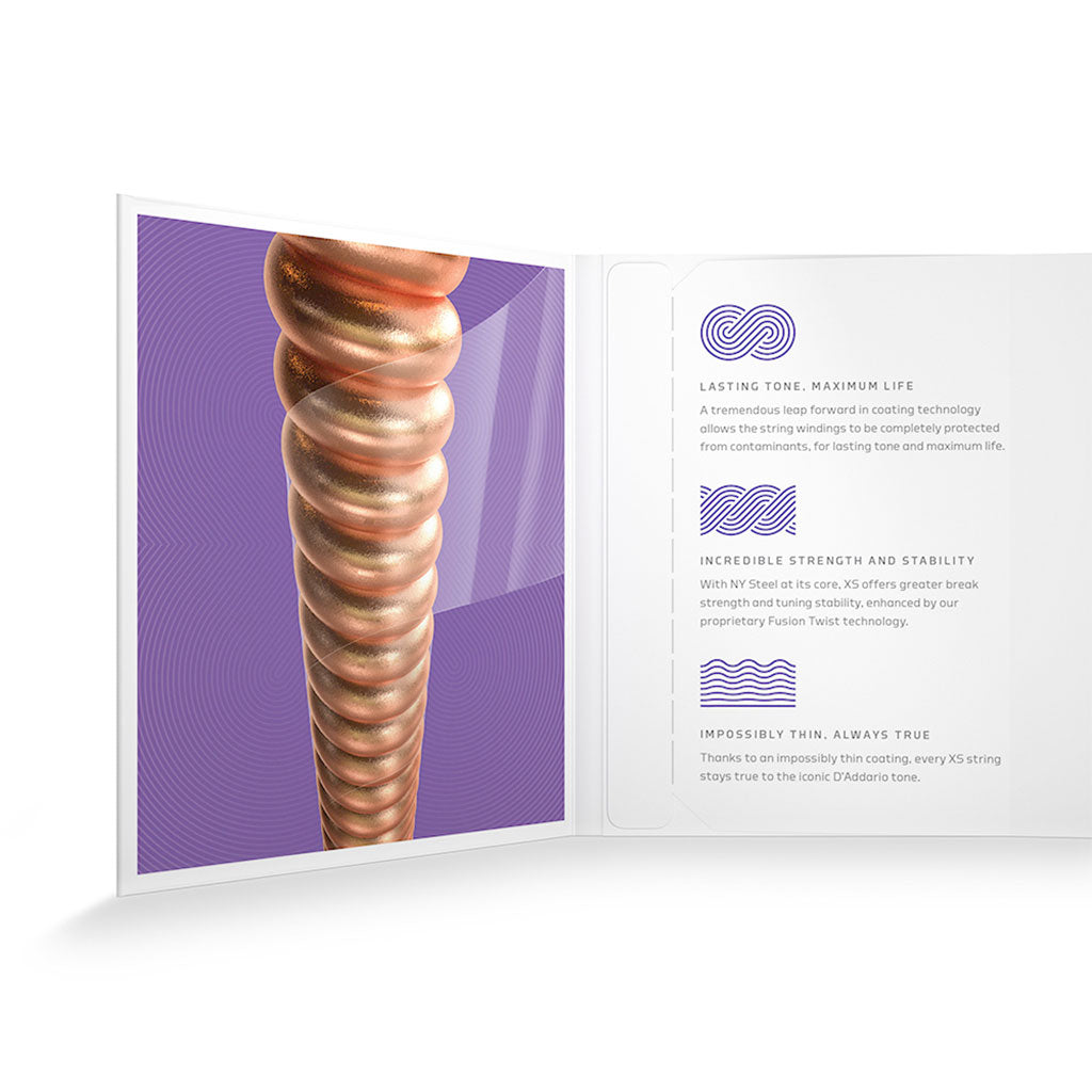 D'Addario - XS Phosphor Bronze - Acoustic Guitar Strings - 11-52