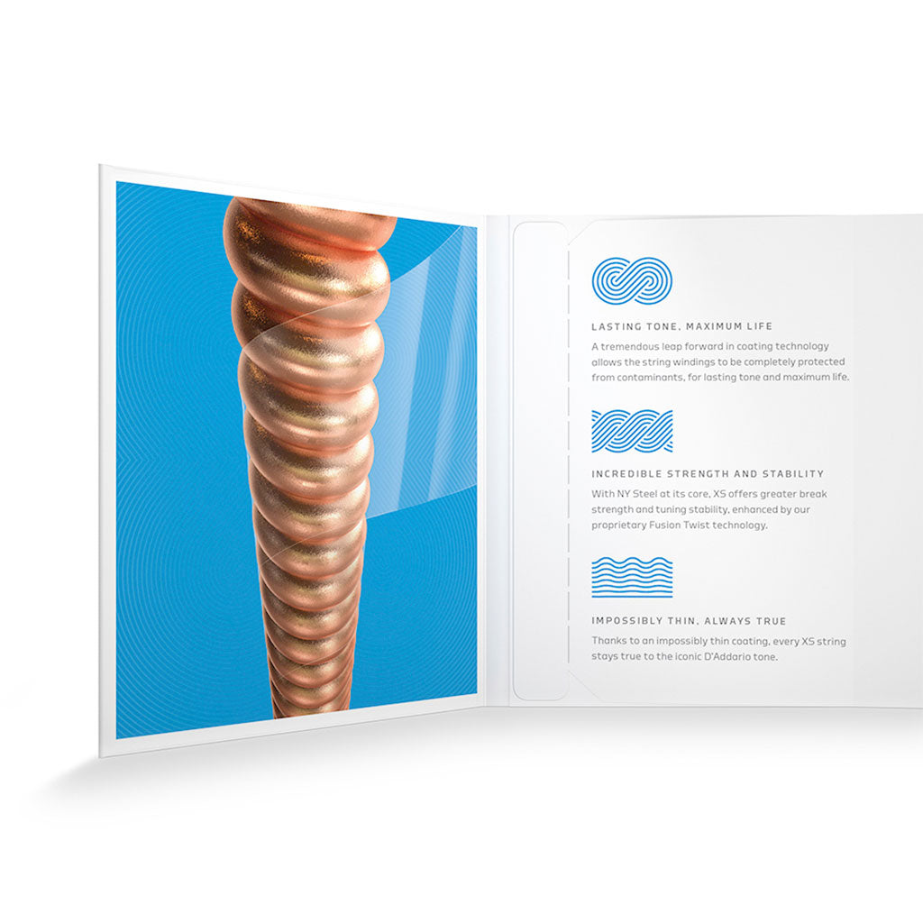 D'Addario - XS Phosphor Bronze - Acoustic Guitar Strings - 12-53