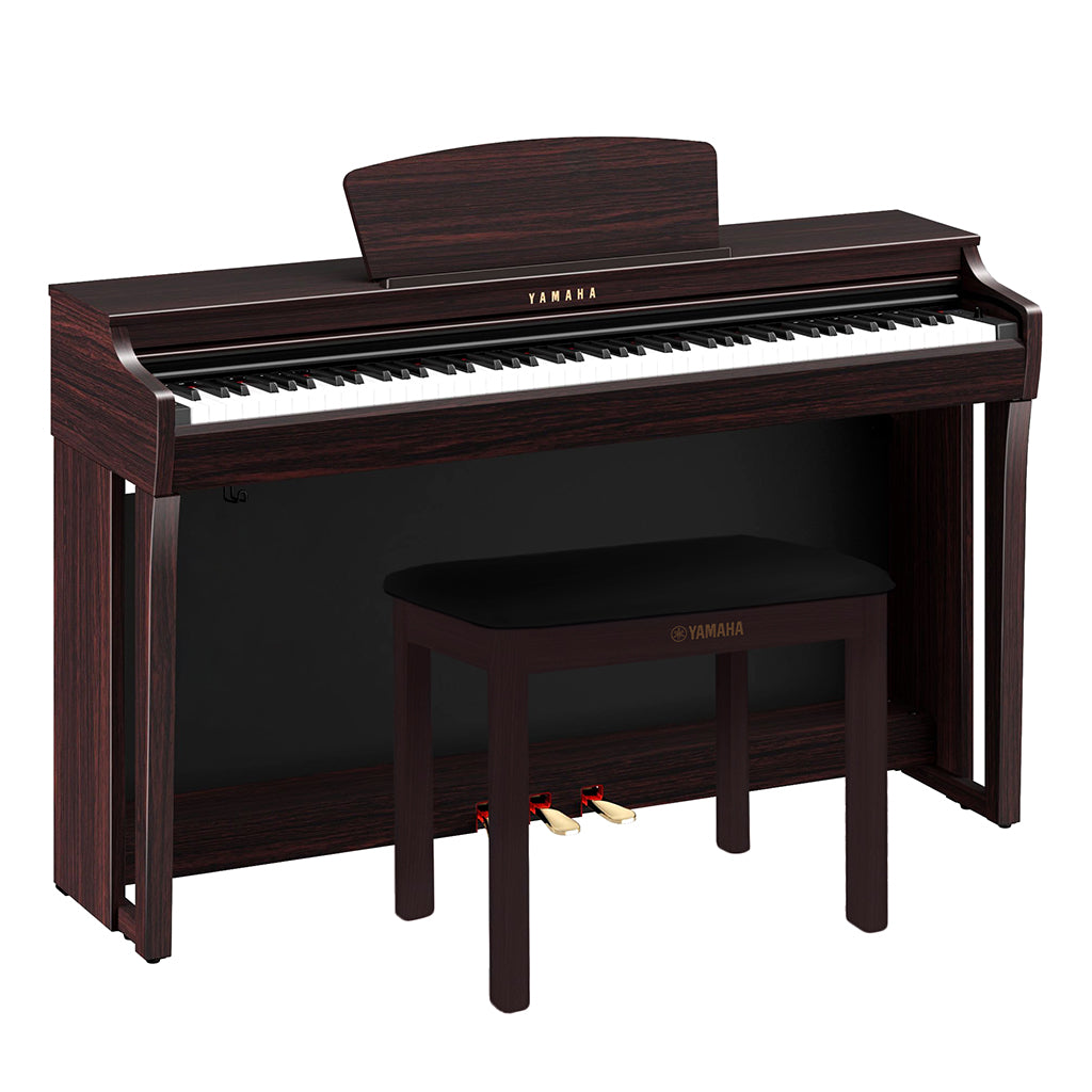 Yamaha Clavinova CLP725R Digital Piano With Bench Rosewood