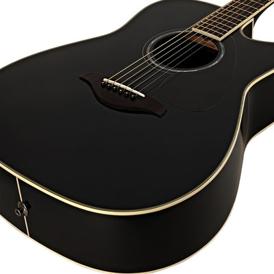 Yamaha FGX830C Acoustic Guitar - Black-Sky Music