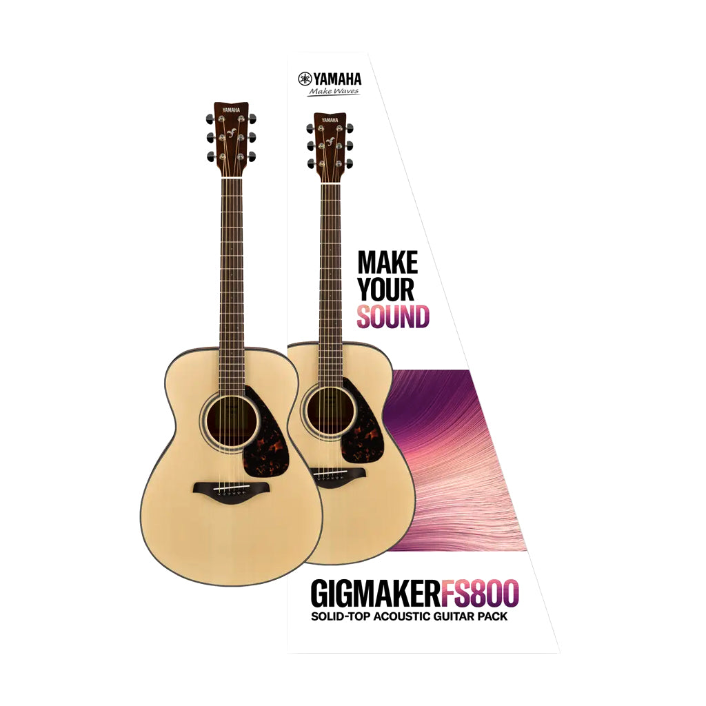 Yamaha Gigmaker FS800 Small Body Acoustic Guitar Package