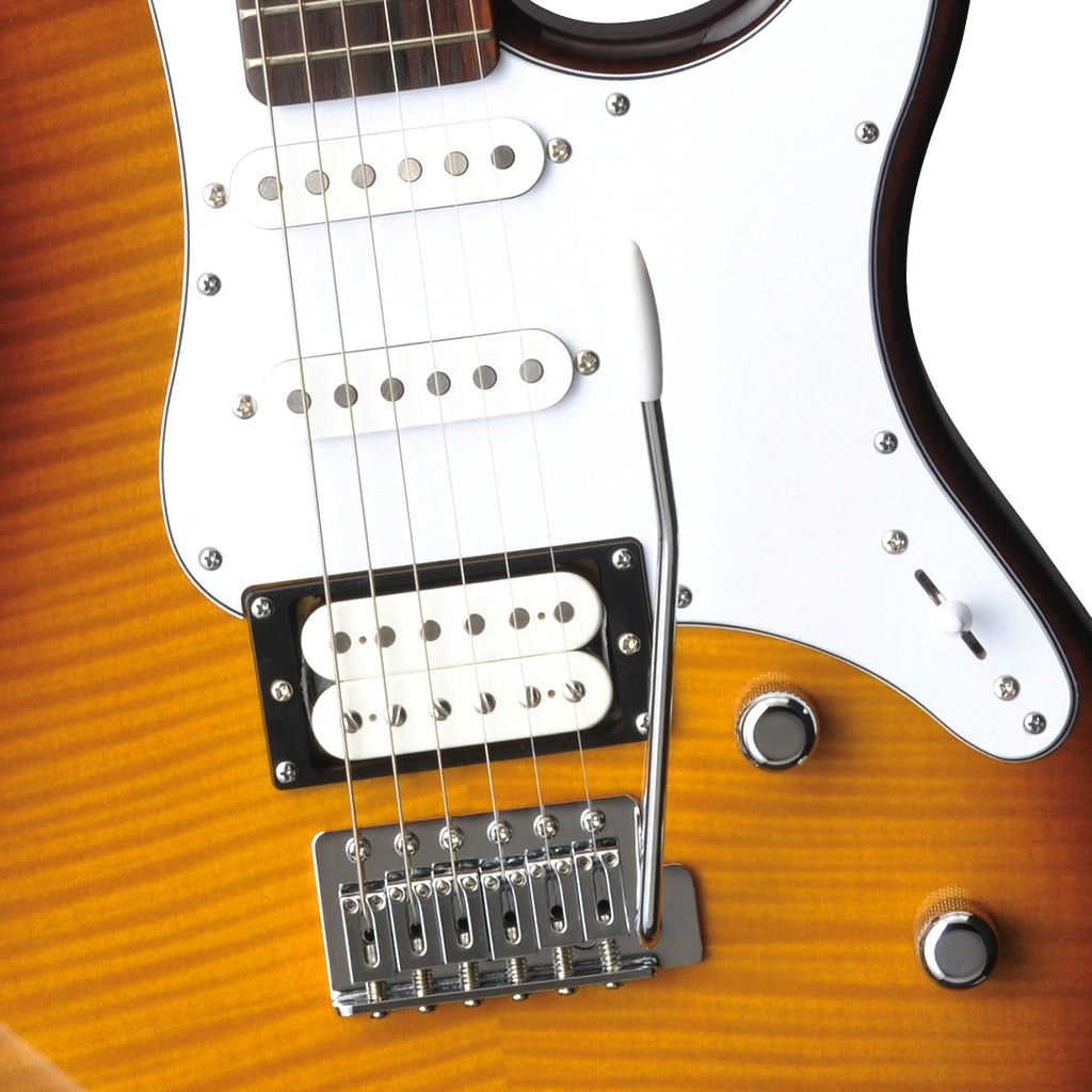 Yamaha Pacifica 212VFM Electric Guitar Flamed Maple Tobacco Brown Sunburst 