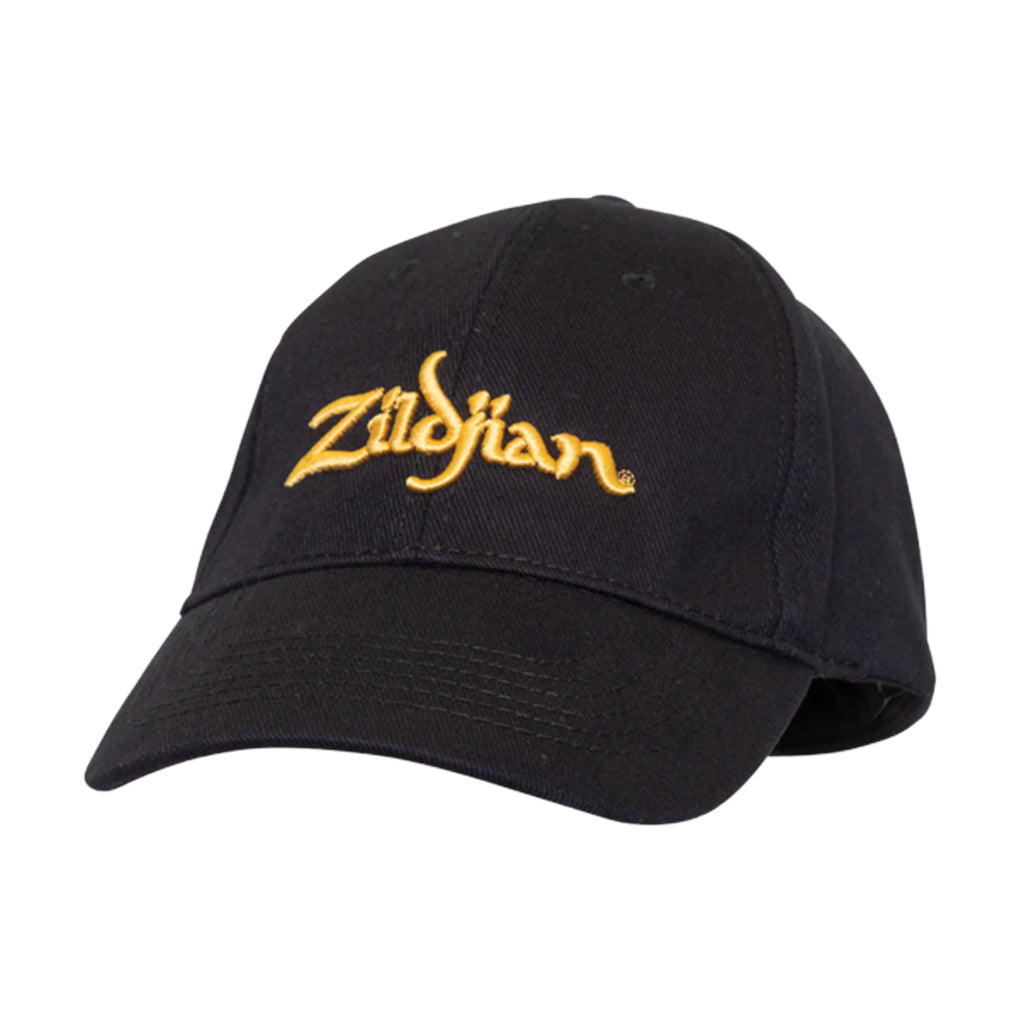 Zildjian Classic Black Baseball Cap with Gold Logo