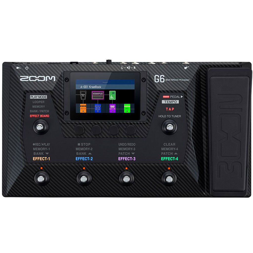 Zoom - G6 Multi-Effects Guitar Processor - Sky Music